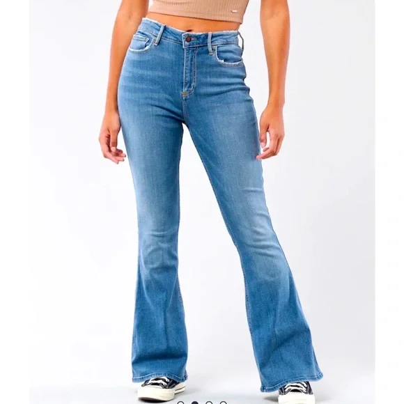 Flare jeans hollister deals